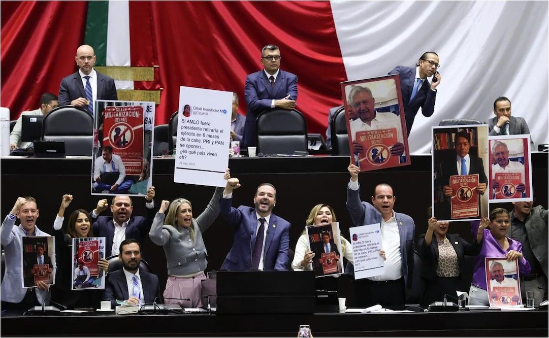 Diputados discuten reforma a Guardia Nacional este 19 de septiembre del 20024. Foto: Diego SImón/EL UNIVERSAL