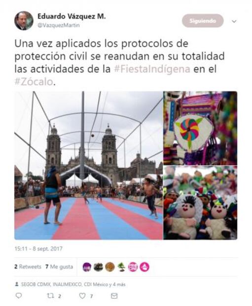 Tras sismo, no se reportan daños en instalaciones culturales de la CDMX