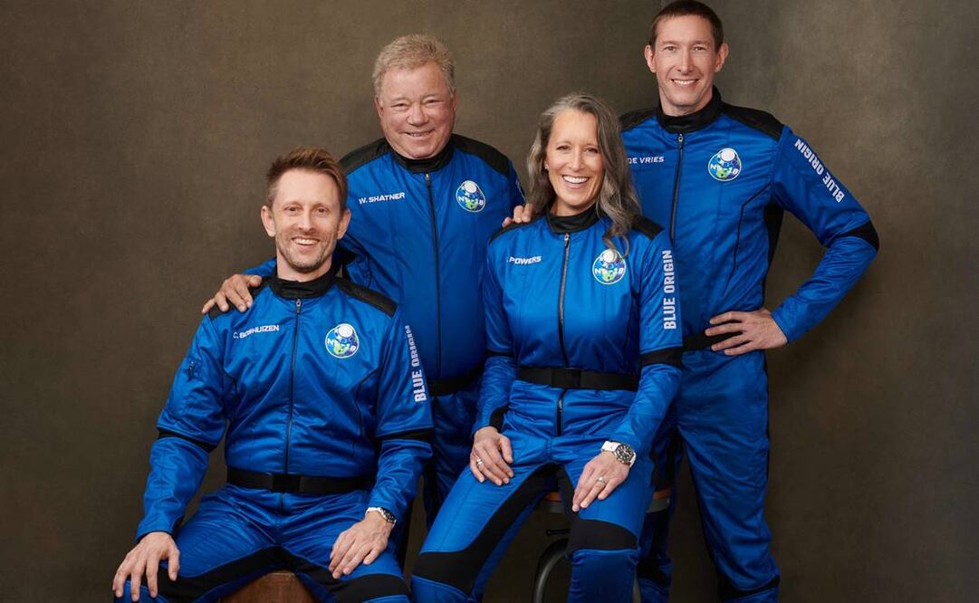 El veterano actor de 90 años William Shatner -- Capitán Kirk de "Star Trek" -- se va a convertir en la más reciente celebridad en viajar este miércoles al espacio. Foto: AFP