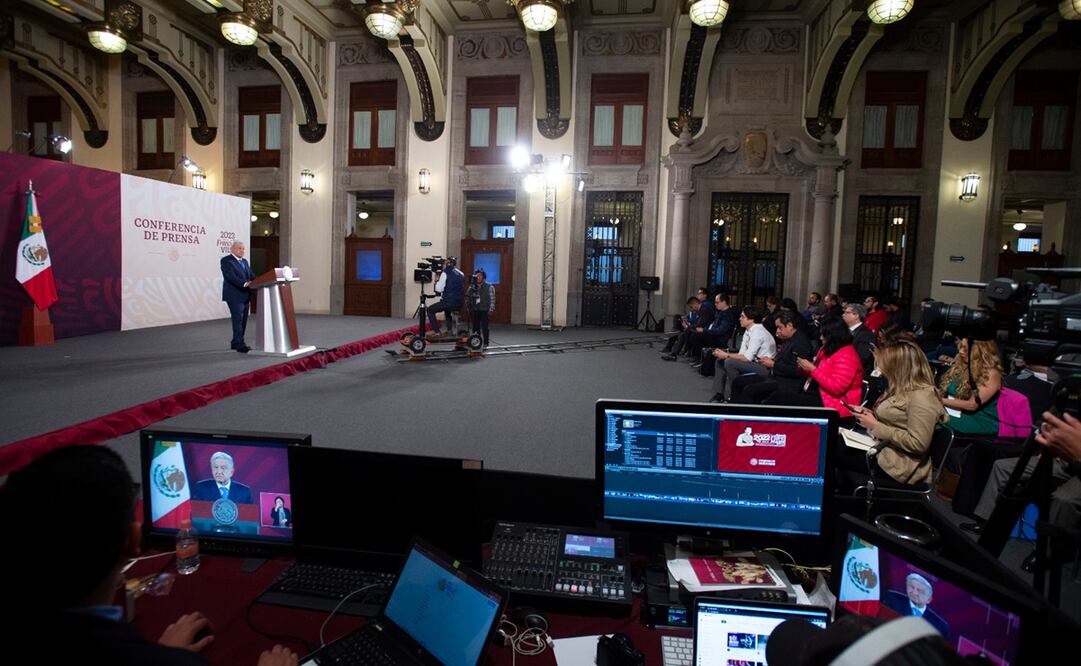 La mañanera de AMLO, 28 de abril. Foto: Presidencia