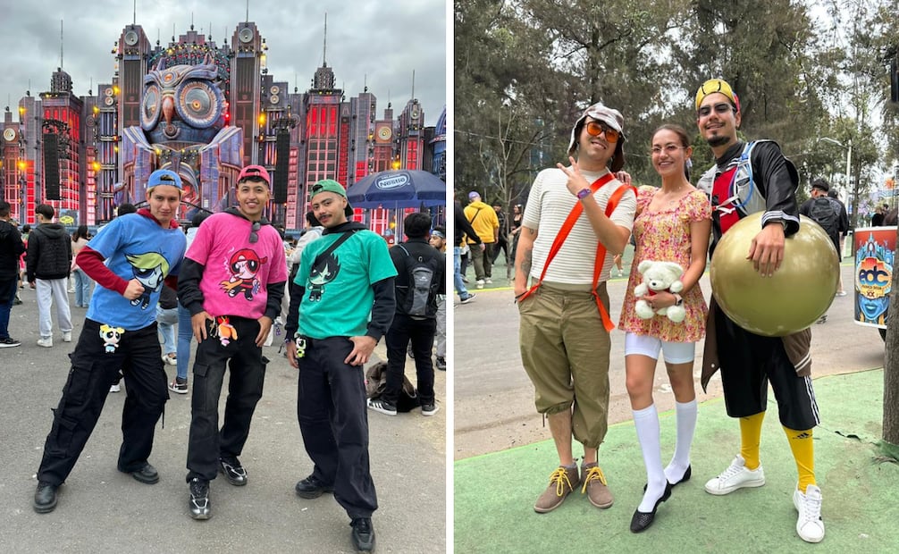 Los mejores outifts de EDC México 2026. Foto: Nara Muñoz / EL UNIVERSAL
