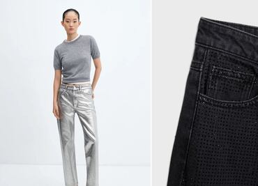 Jeans con brillo para tus looks de fiesta