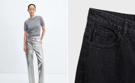 Jeans con brillo para tus looks de fiesta