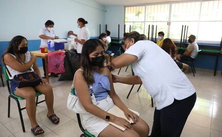 Inicia nueva etapa de vacunación en Yucatán; jóvenes reciben primera dosis