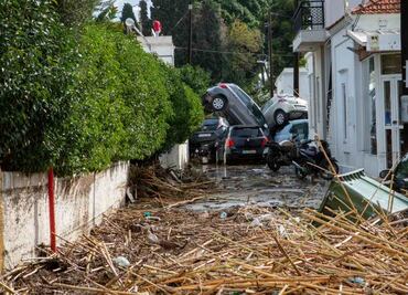 Tormenta Bora causa daños importantes en Grecia; deja 2 muertos