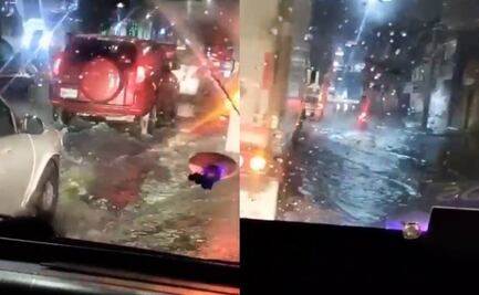 Fuertes lluvias en Coacalco provocan retrasos en L2 del Mexibús