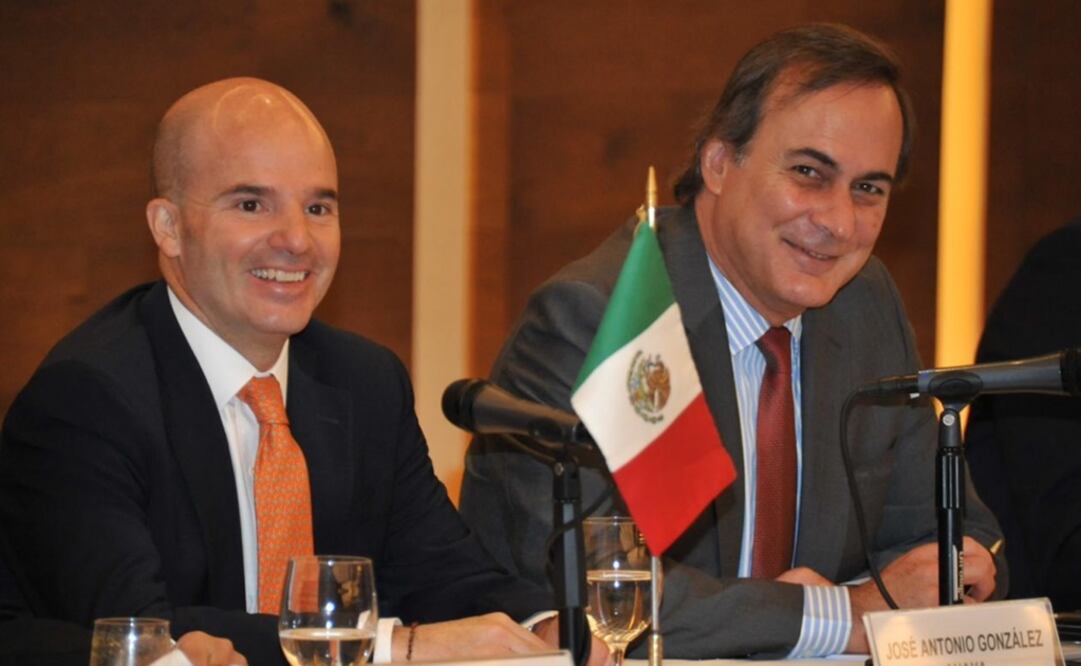 González Anaya acudió a la Reunión mensual del Consejo Coordinador Empresarial. Foto: Twitter @JAGlezAnaya