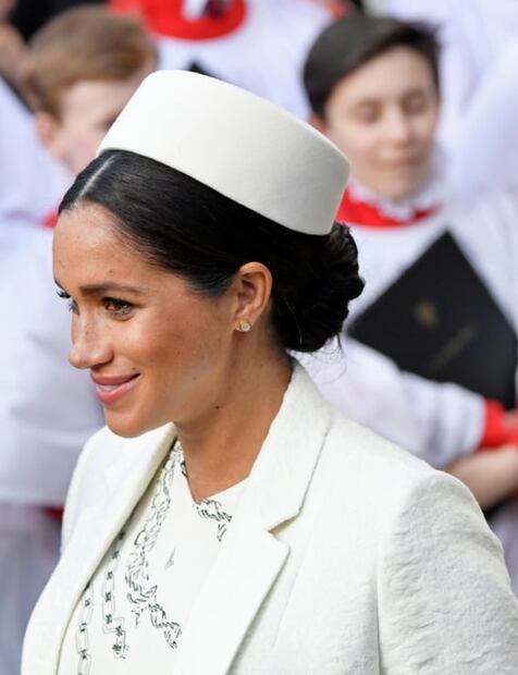El blanco perfecto: Meghan Markle impacta en Londres para evento social