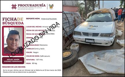 Detiene a ocho sujetos por desaparición y asesinato de taxista en Hidalgo; localizan su cuerpo en un río