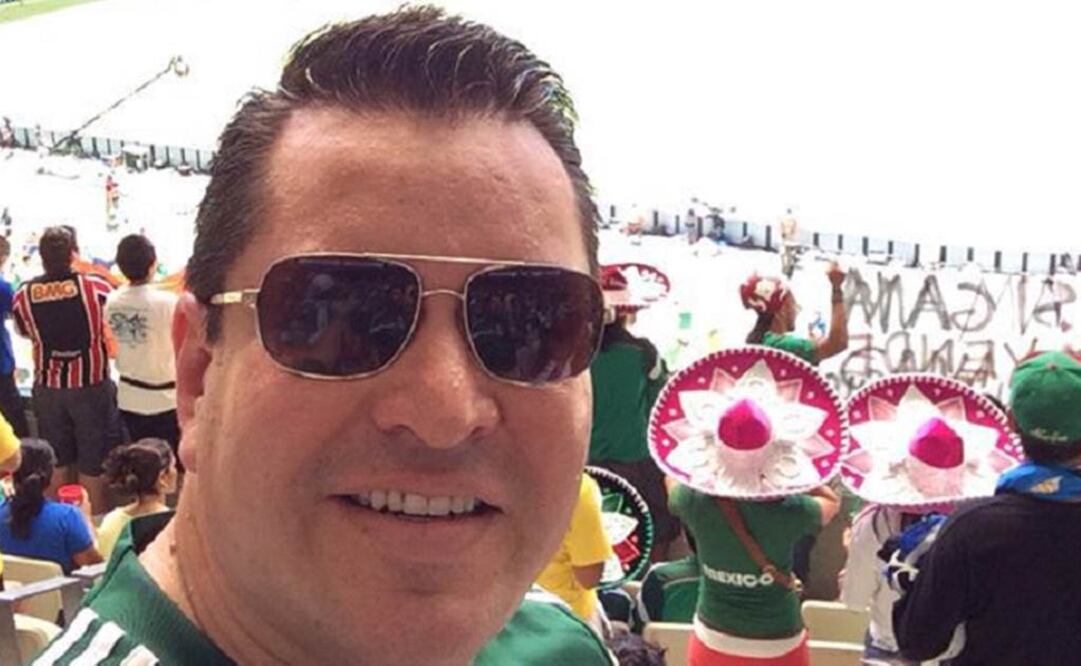 El edil fue fotografiado cuando asistió al Mundial de Brasil 2014