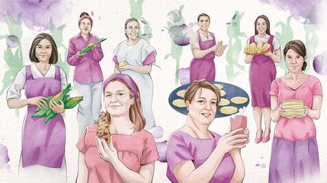 8 mujeres que defienden al maíz desde la cocina