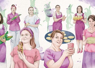 8 mujeres que defienden al maíz desde la cocina