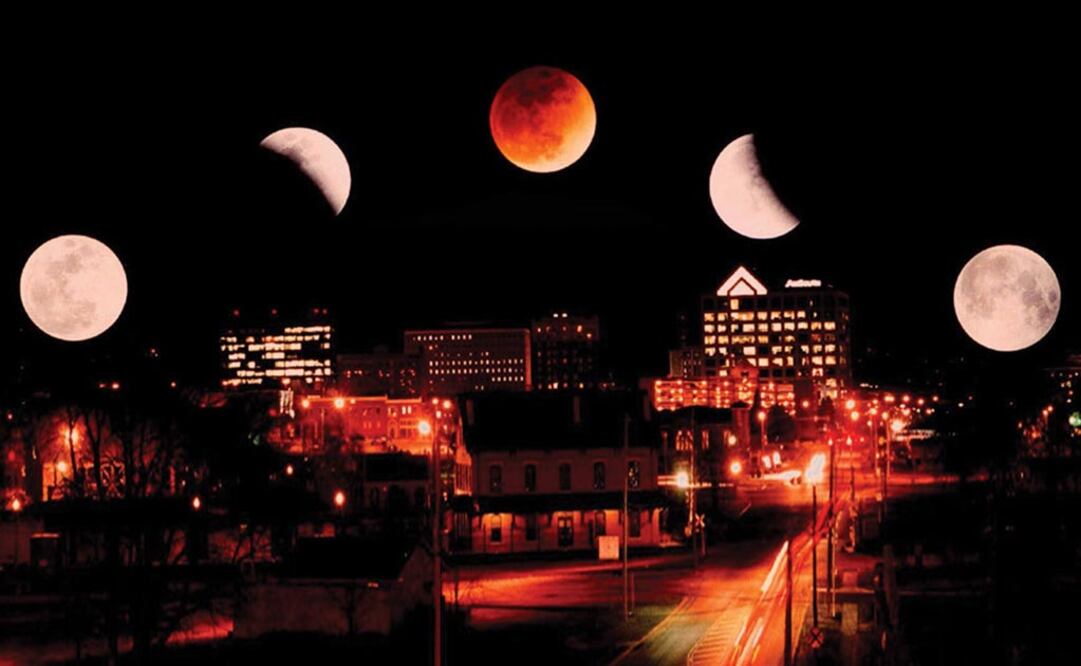 El eclipse de la 'Luna de sangre'