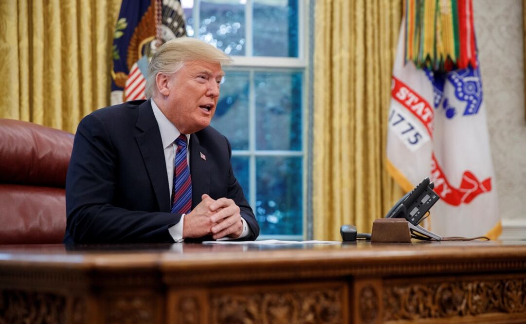 El presidente estadounidense, Donald Trump, anunció un acuerdo con México para renegociar el Tratado de Libre Comercio de América del Norte (TLCAN) (Foto: EFE)