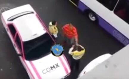 Cae taxista que agredió a policía en Iztapalapa