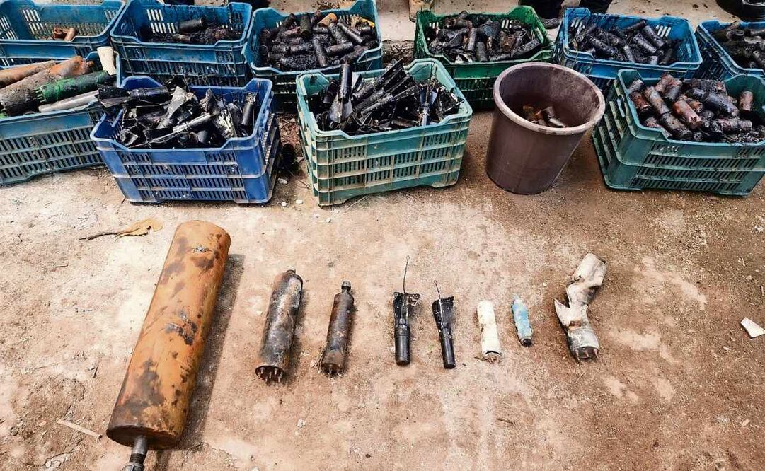 En las brechas de la región limítrofe entre Michoacán y Jalisco el CJNG sembró centenares de explosivos terrestres. Foto: Especial