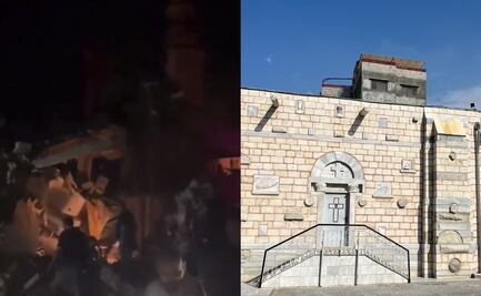 La histórica iglesia de San Porfirio en Gaza que fue bombardeada durante el conflicto Israel-Palestina