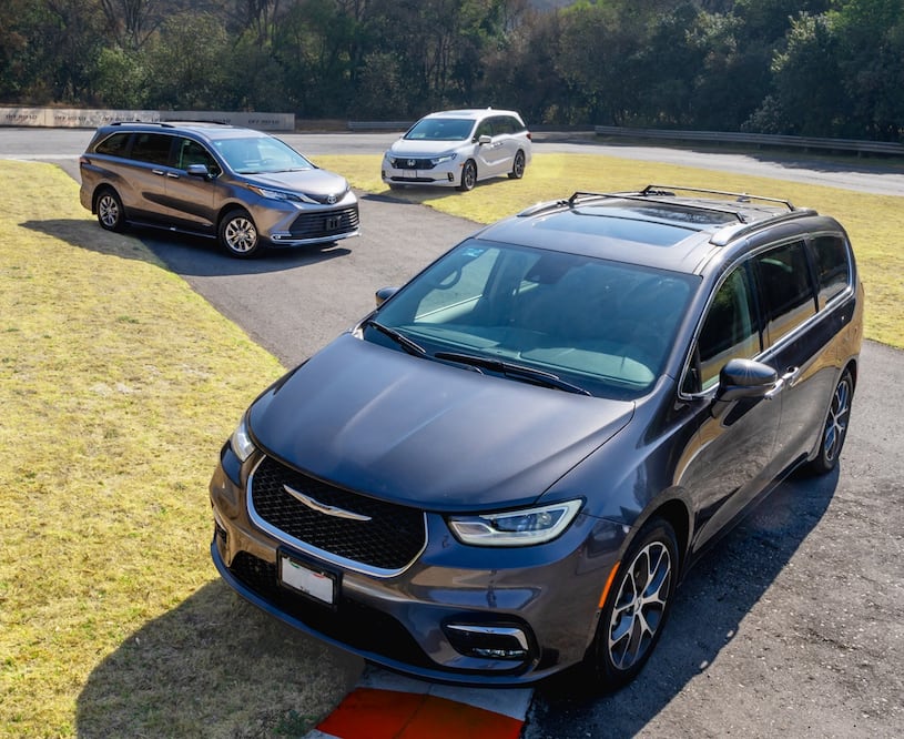 A prueba: Honda Odyssey vs Toyota Sienna vs Chrysler Pacifica