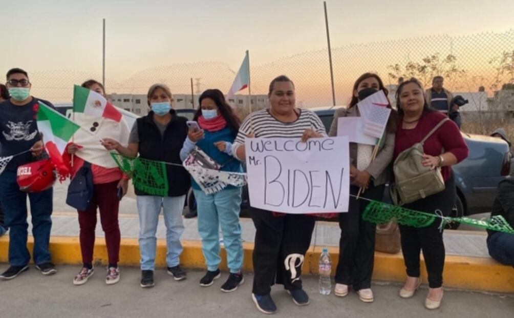 Joe Biden, presidente de EU, llega a México; lo reciben AMLO, Marcelo Ebrard y Ken Salazar en el AIFA 