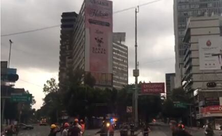 Desalojan edificio Canadá, en la CDMX, por riesgo de derrumbe