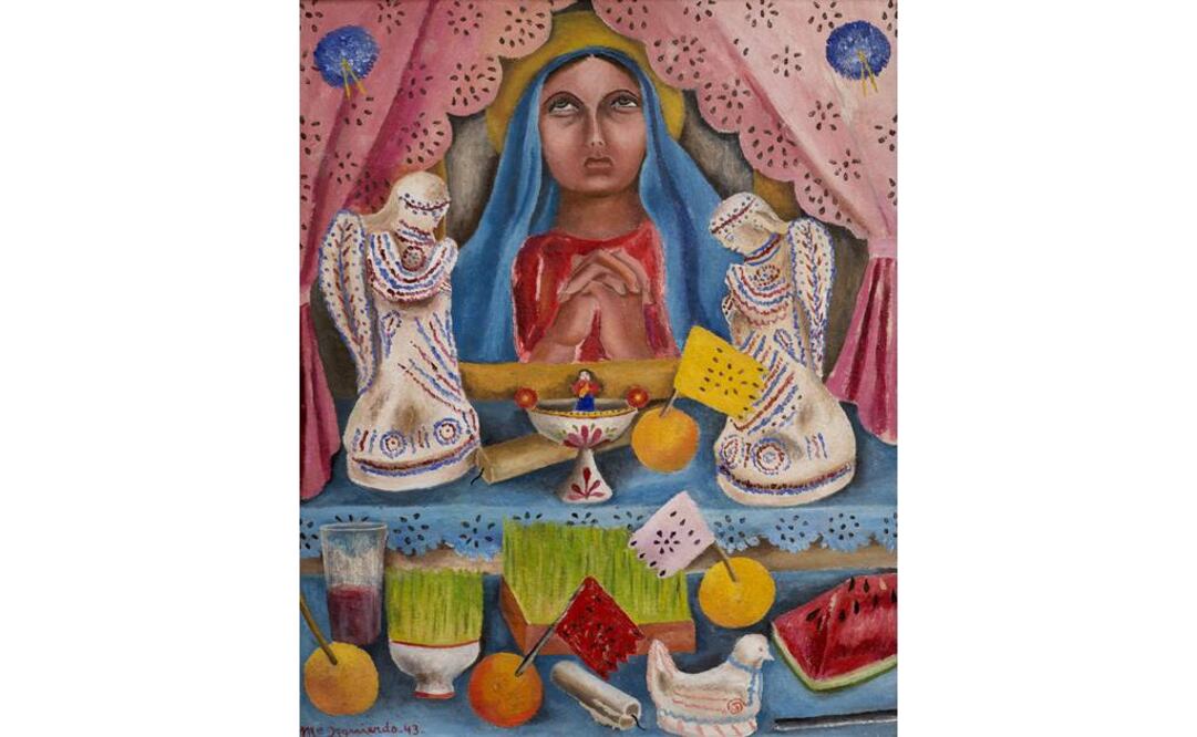 Nuestra señora de los Dolores, 1943, por María Izquierdo (Colección privada, USA)