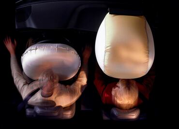 La velocidad a la que se infla una bolsas de aire