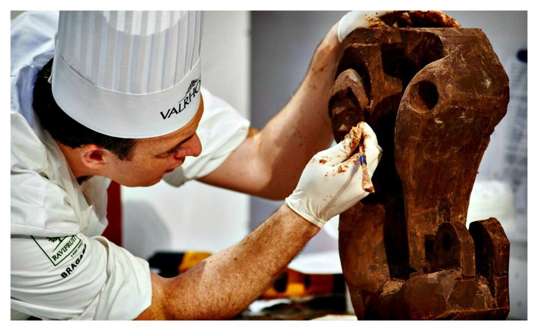 COPA PASTELERÍA, ESCULTURA DE CHOCOLATE