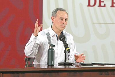 López-Gatell reporta menos contagios y decesos que los estados