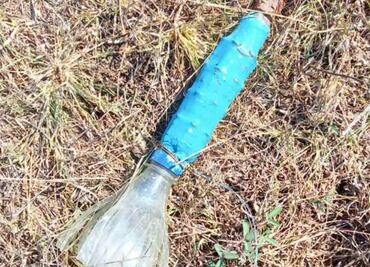 Localizan explosivo artesanal en Michoacán; fue arrojado desde un dron, denuncian