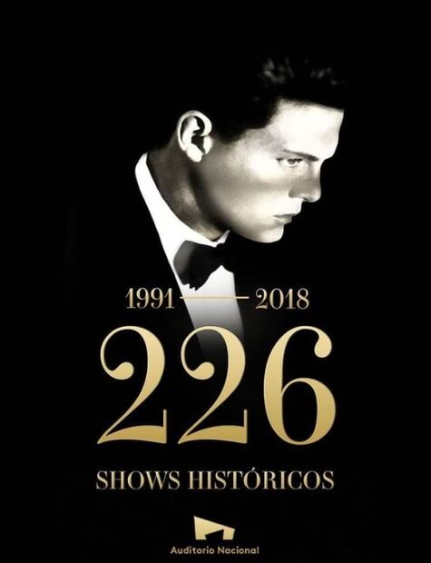 Luis Miguel y su récord de conciertos en el Auditorio Nacional