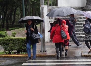 Continuarán lluvias fuertes con descargas eléctricas en el Valle de México