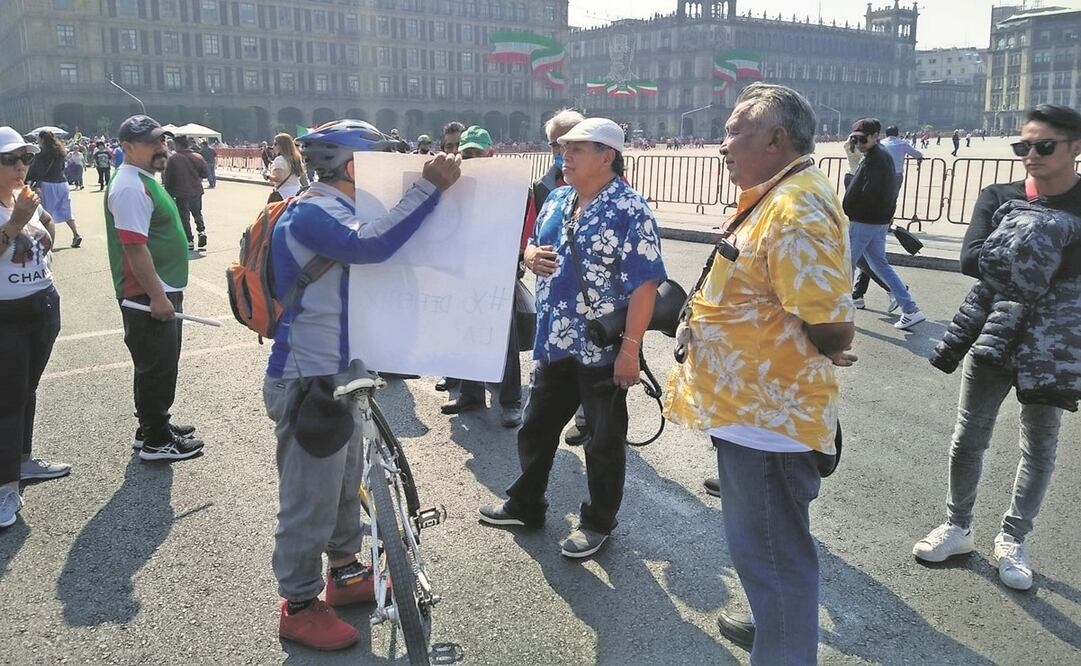 Algunos dijeron que el Presiden- te busca destruir la democracia. Foto: Juan Carlos Cortés / EL UNIVERSAL