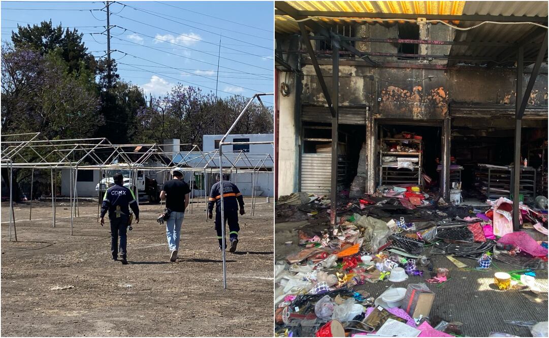 Reubican a comerciantes afectados por incendio en la Central de Abasto. Foto: Juan Carlos Williams/ELUNIVERSAL