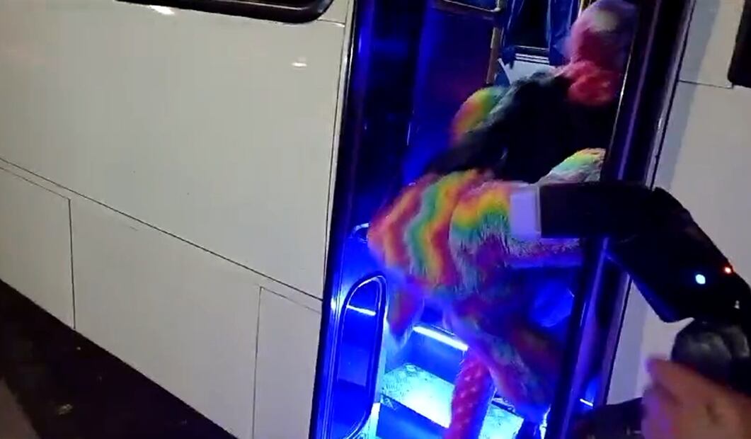 Retiran campamento de migrantes, que permanecía desde 2023 en avenida 100 Metros, en la alcaldía Gustavo A. Madero. Foto: Francisco Rodríguez/EL UNIVERSAL