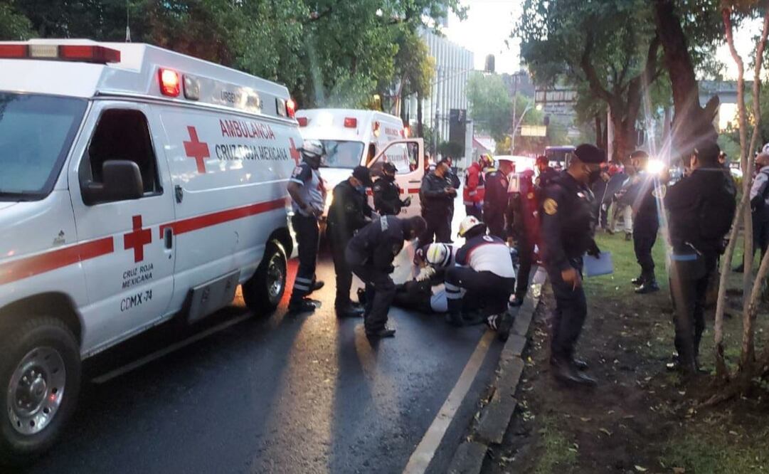 Aspecto de la escena en Reforma. Foto: Especial