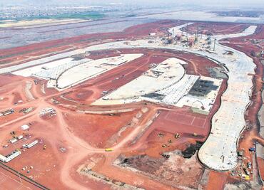 Falta retirar materiales del extinto aeropuerto de Texcoco, señala Grupo Aeroportuario de la Ciudad de México