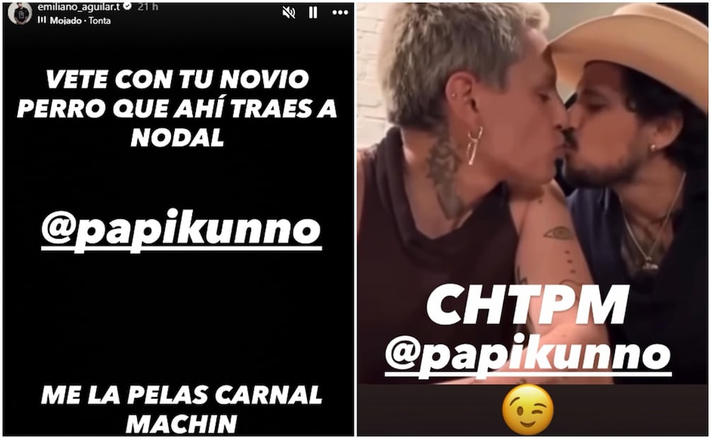 Emiliano Aguilar se lanza contra Kunno en redes sociales.