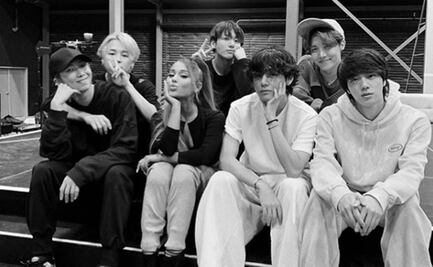 Ariana Grande y la banda BTS posan juntos y enloquecen a fans 