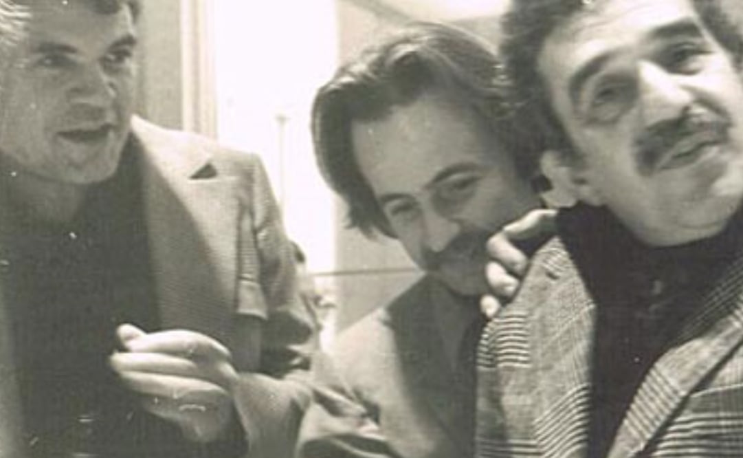 En la imagen los escritores Milan Kundera, Gabriel García Márquez y Regis Debray. Foto: Archivo EL UNIVERSAL.