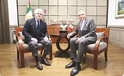 Titular de Gobernación recibe a Creel Miranda 