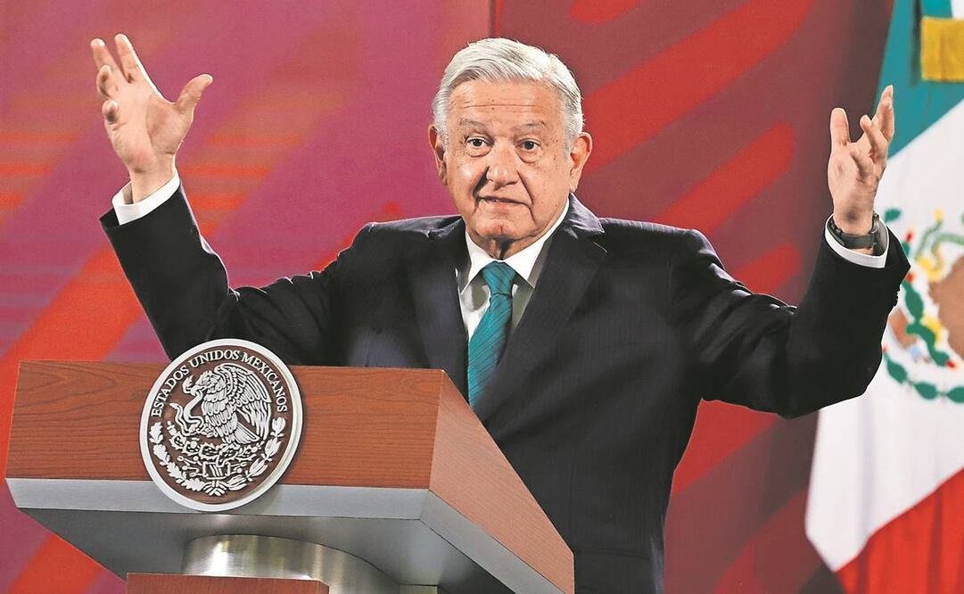 Conferencia matutina en Palacio Nacional con el presidente Andrés Manuel López Obrador. Foto: Berenice Fregoso/EL UNIVERSAL
