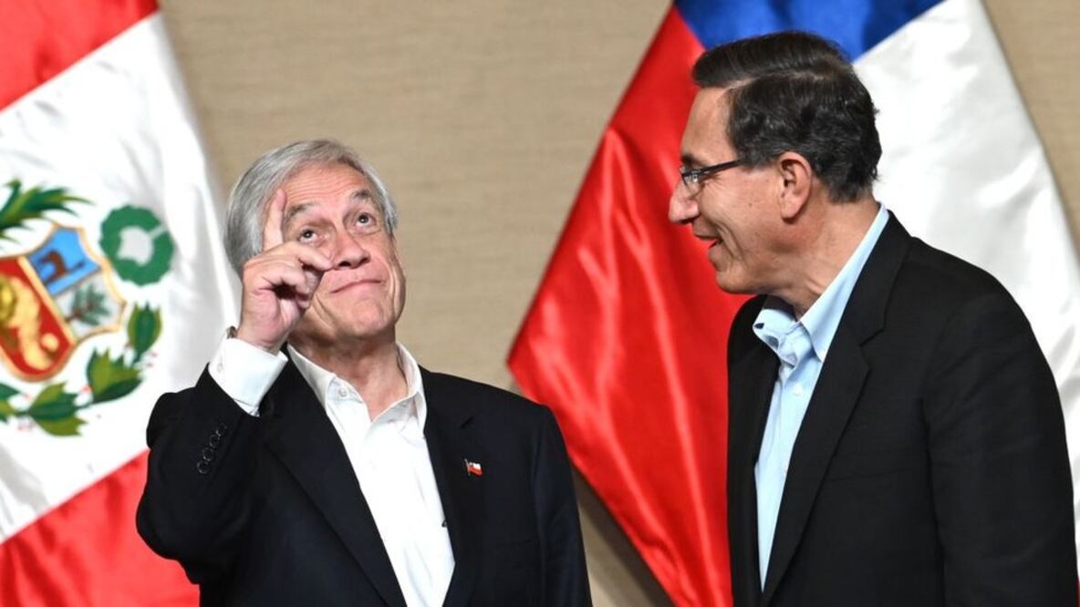La popularidad de los presidentes de Chile, Sebastián Piñera, y Perú, Martín Vizcarra, ha aumentado desde el inicio de la crisis del coronavirus (Foto: Getty Images)