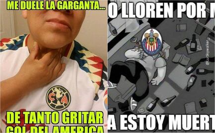 Los mejores MEMES de la goleada del América a las Chivas en el Clásico Nacional
