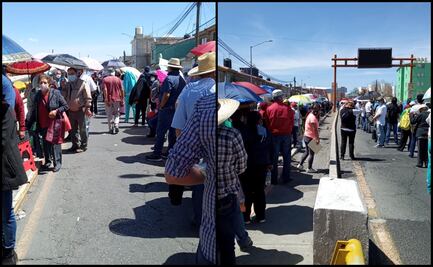 Con caos y confusión, inicia vacunación a adultos mayores en Pachuca