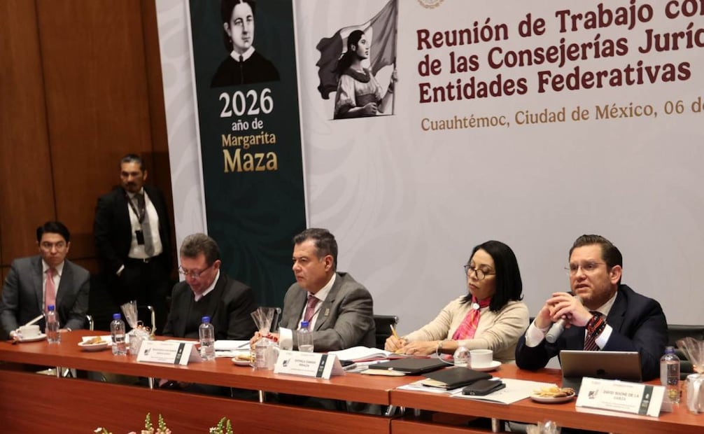 FGR participa en reunión de trabajo con titulares de las Consejerías Jurídicas de las entidades federativas este domingo 8 de febrero de 2026. Foto: Especial