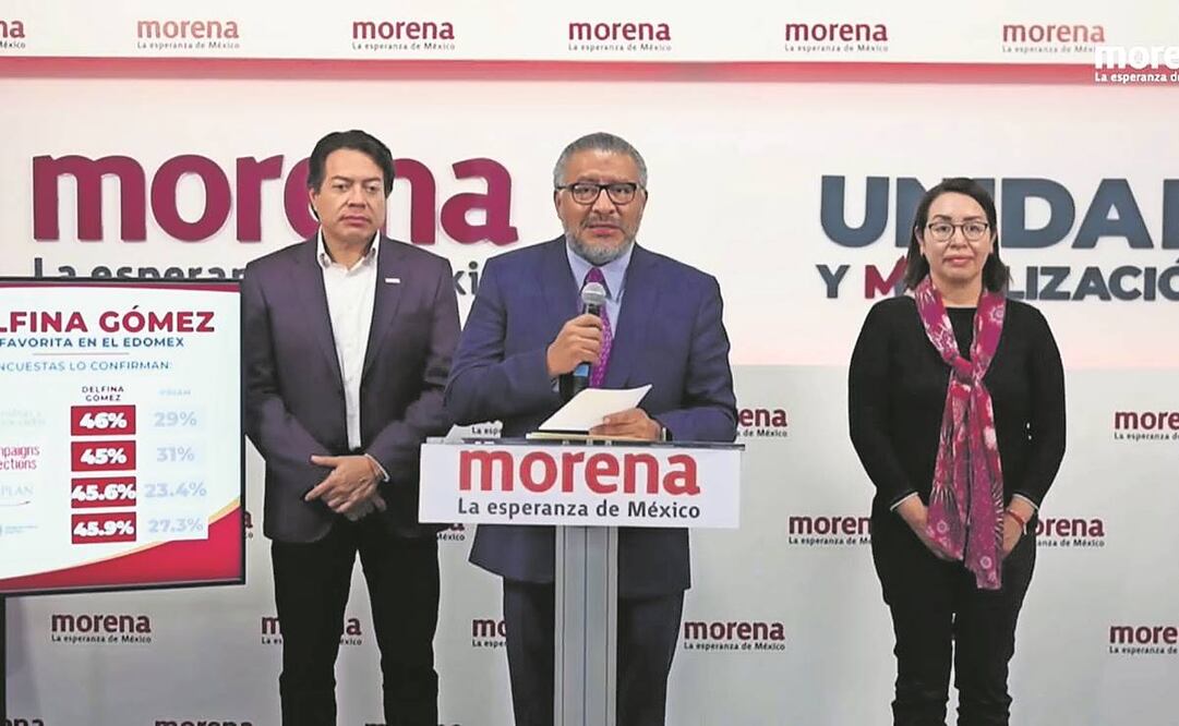 El cierre de la precampaña de Delfina Gómez será el próximo domingo, confirmaron los morenistas. Foto: Especial