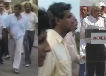 Estas son las marchas que ha encabezado AMLO desde hace más de 30 años