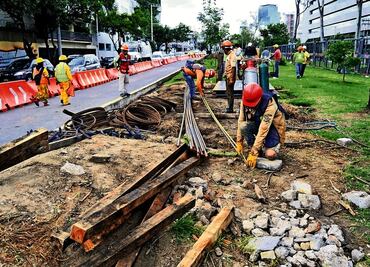 Reportan avance del 65% de las obras del desnivel Mixcoac