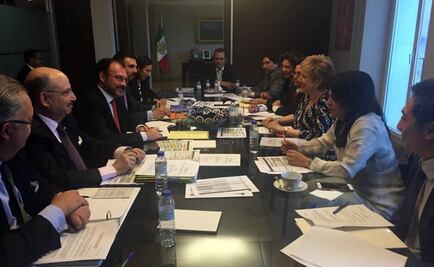 Luis Videgaray se reúne con embajada de México en España