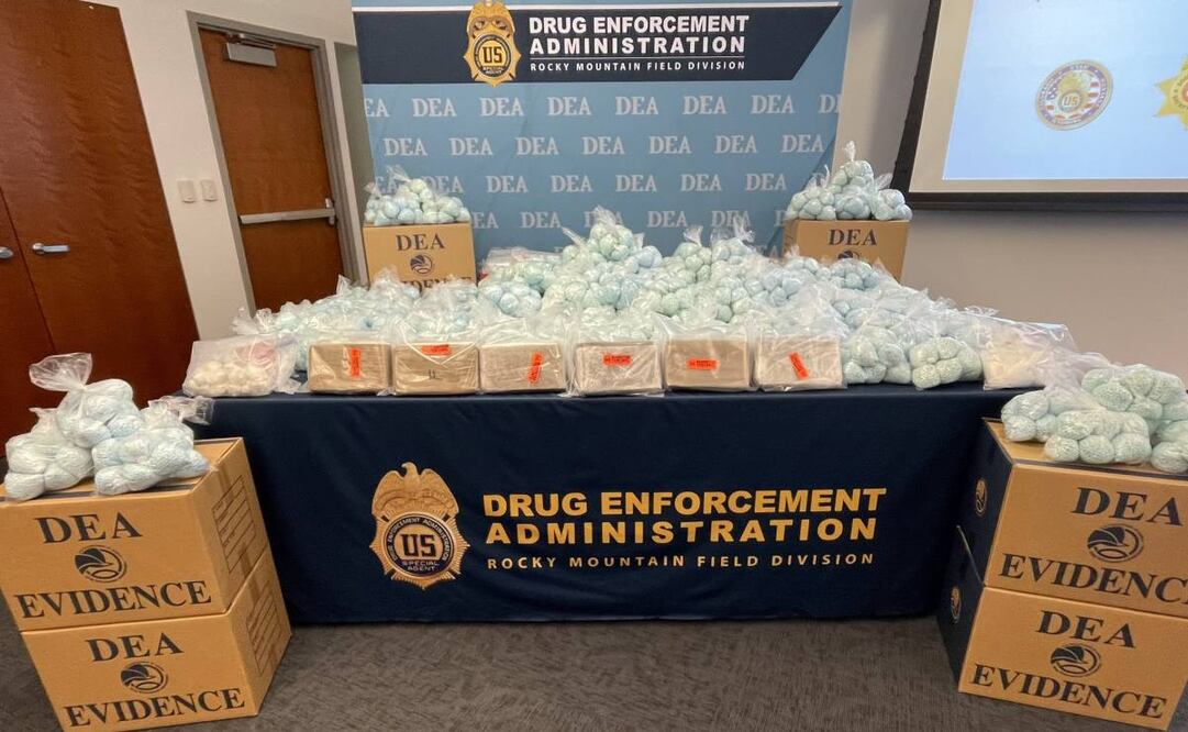 DEA decomisa metanfetamina. (19/11/25) Foto: DEA